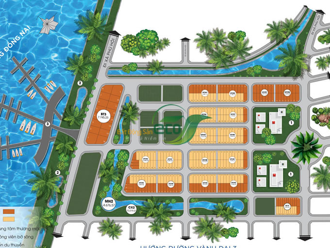 Đất nền liền kề vườn dự án King bay Manhattan, giá chỉ từ 14.5tr/m2, nằm sát vành đai 3, view sông Đồng Nai