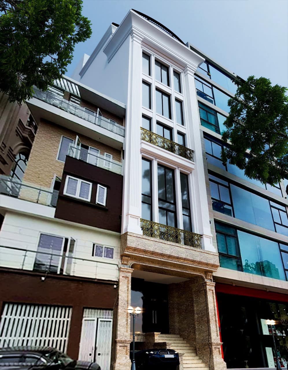 BÁN TÒA VĂN PHÒNG SIỆU ĐẸP CẦU GIẤY, Ô TÔ ĐẬU THOẢI MÁI, DT 93M2, GIÁ 41 TỶ